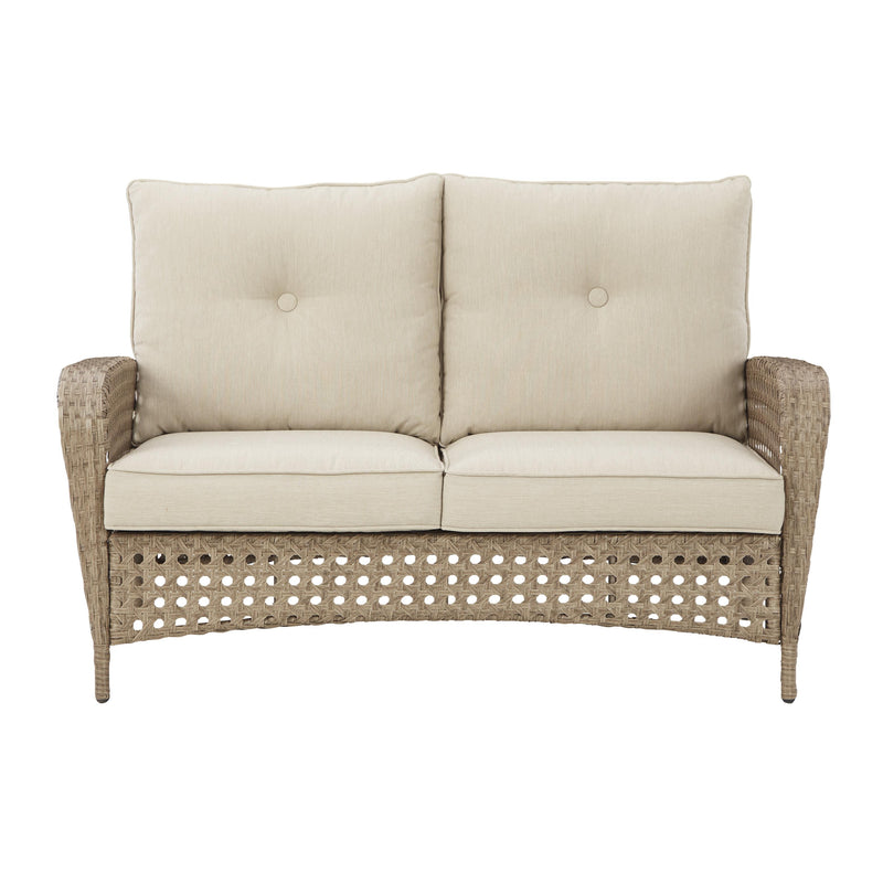 Signature Design by Ashley Braylee P345-035 Loveseat with Table IMAGE 3