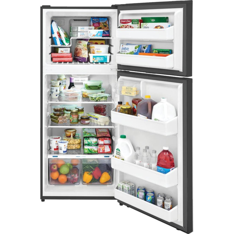 Frigidaire 28-inch, 17.6 cu.ft. Freestanding Top Freezer Refrigerator with LED Lighting FFHT1822UV IMAGE 5