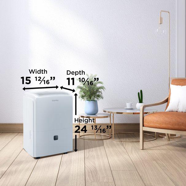 Danby 50-Pint Dehumidifier with LED Display DDR050EBWDB IMAGE 6