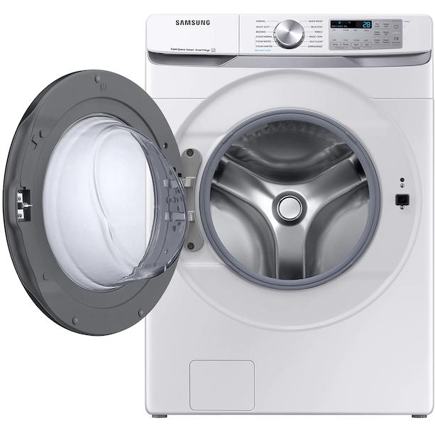  Samsung 5.2 cu. ft. Front Loading Washer with Wi-Fi Connectivity WF45B6300AW/US IMAGE 2