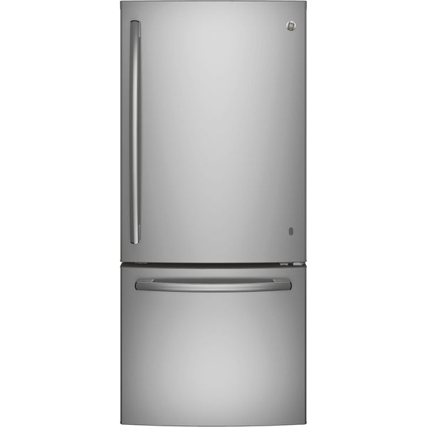 GE 20.9 cu. ft. Bottom Mount Refrigerator with LED Lighting GDE21DYRKFS IMAGE 1