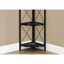  Monarch I 3650 60" Bookcase - Black Marble/Black IMAGE 3