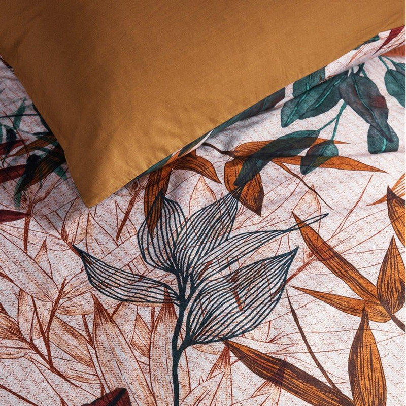 Brunelli 255286 Cannelle Printed Foliage Duvet Cover IMAGE 2