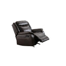 Mazin Furniture Paxton Rocker Leather Look Recliner 99926BRW-1RR IMAGE 2