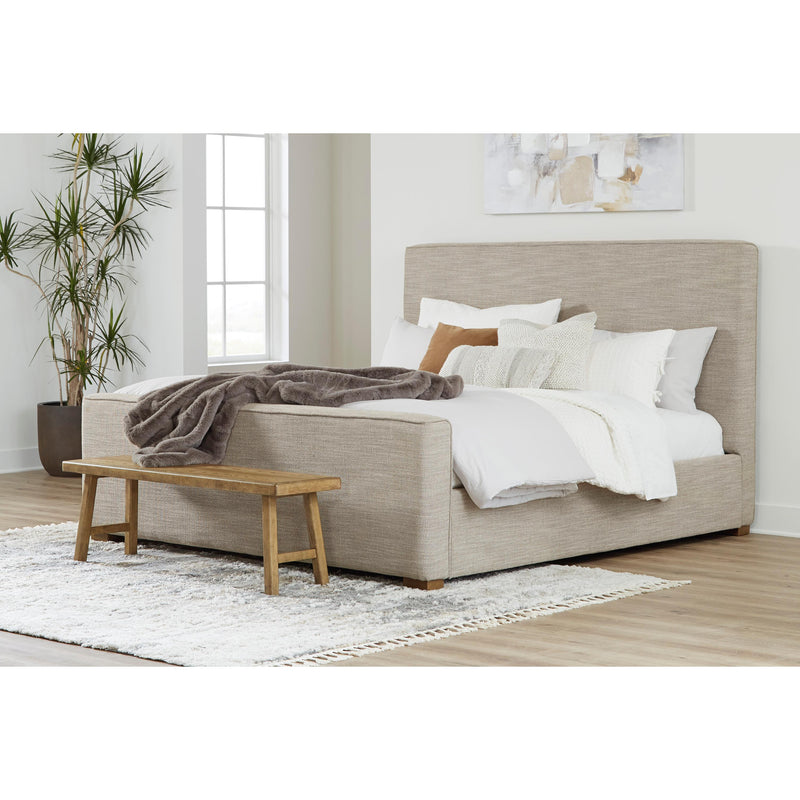 Signature Design by Ashley Dakmore King Upholstered Platform Bed B783-82/B783-97 IMAGE 11