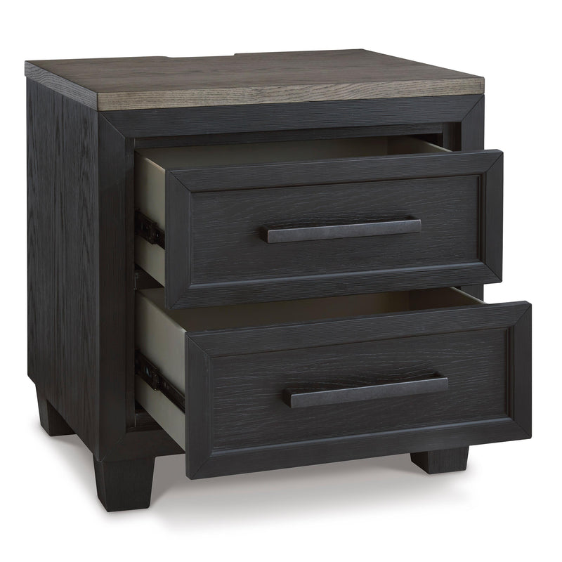 Signature Design by Ashley Foyland 2-Drawer Nightstand B989-92 IMAGE 2