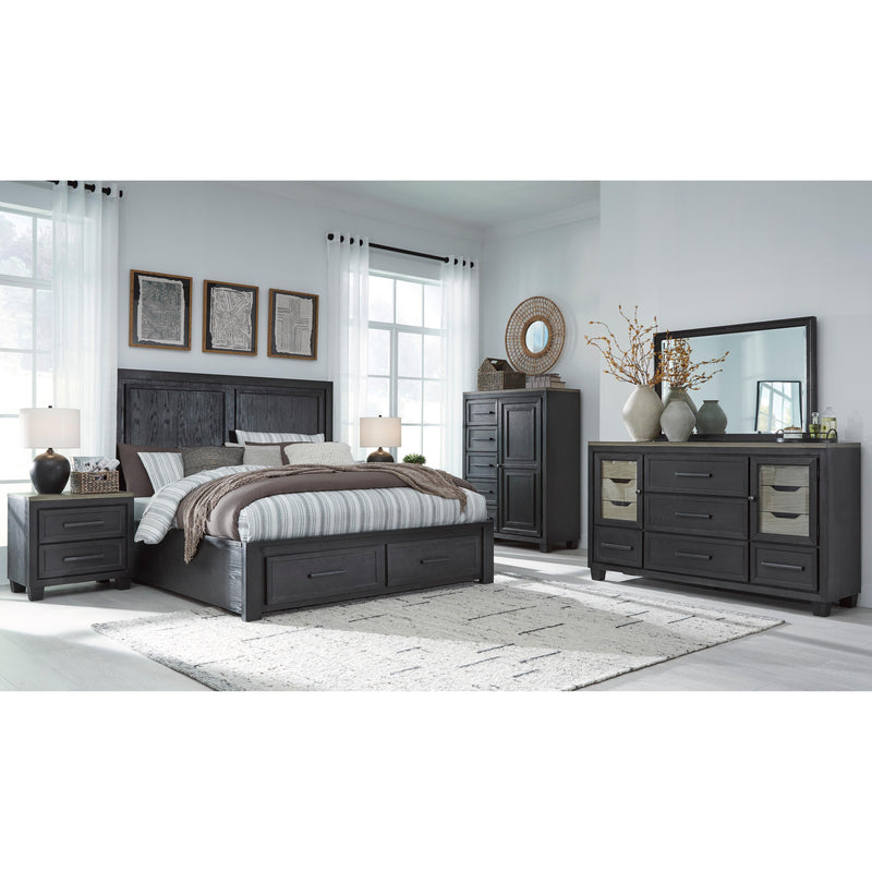 Signature Design by Ashley Foyland California King Panel Bed with Storage B989-58/B989-56S/B989-94 IMAGE 10