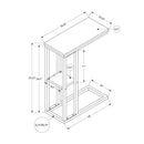  Monarch I 3673 Accent Table - Brown Reclaimed-Look/Black Metal IMAGE 10
