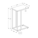  Monarch I 3763 Accent Table - Black Marble/Black Metal IMAGE 5