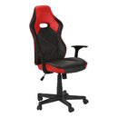  Monarch I 7327 Office Chair - Gaming/Black/Red Leather-Look IMAGE 1