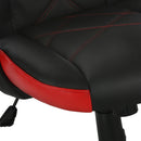  Monarch I 7327 Office Chair - Gaming/Black/Red Leather-Look IMAGE 7