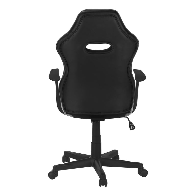 Monarch I 7329 Office Chair - Gaming/Black/Grey Leather-Look IMAGE 5