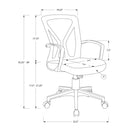  Monarch I 7339 Office Chair - Black/Black Base IMAGE 5
