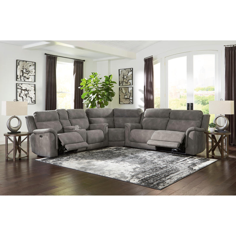 Signature Design by Ashley Next-Gen DuraPella Power Reclining Fabric Loveseat with Console 5930118C IMAGE 16