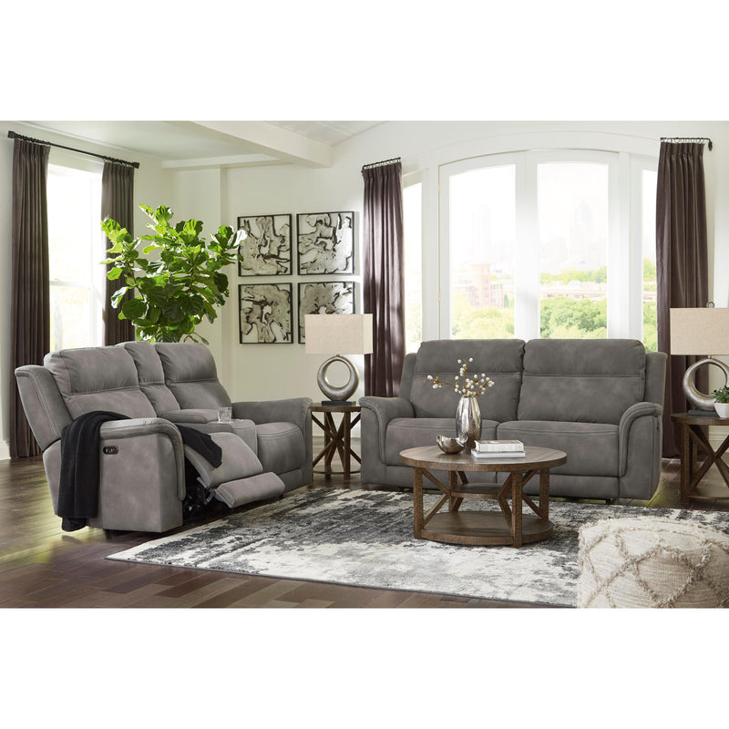 Signature Design by Ashley Next-Gen DuraPella Power Reclining Fabric Sofa 5930147C IMAGE 11