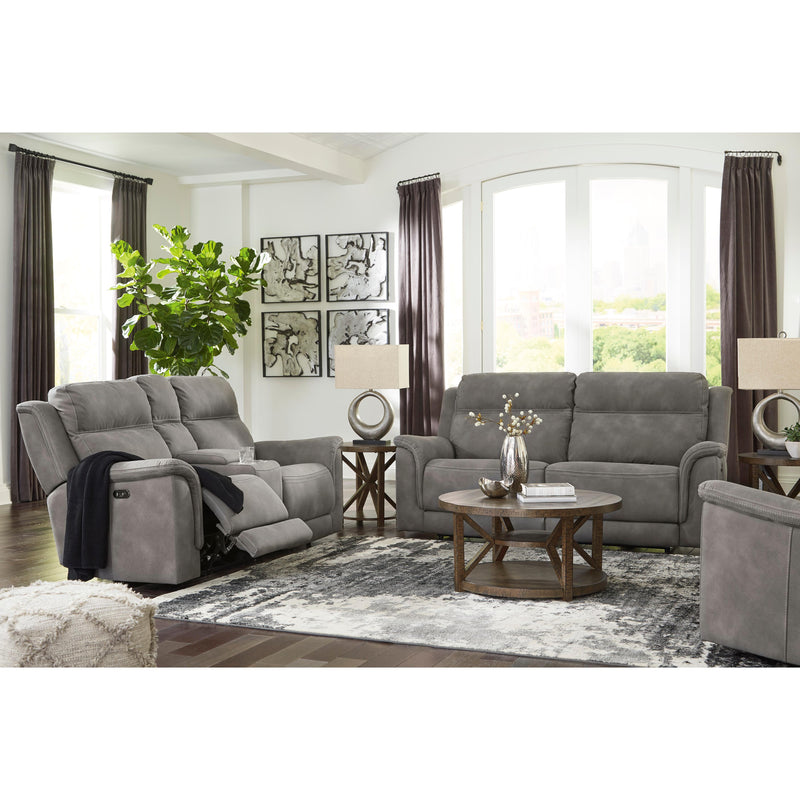 Signature Design by Ashley Next-Gen DuraPella Power Reclining Fabric Sofa 5930147C IMAGE 12