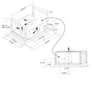 Best 43-inch HBC1 Series Ceiling Hood HBC143EWH IMAGE 9