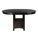  Mazin Furniture Junipero 2423-36 Round / Oval Counter Height Table with Storage Base IMAGE 2