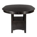  Mazin Furniture Junipero 2423-36 Round / Oval Counter Height Table with Storage Base IMAGE 4
