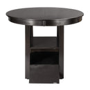  Mazin Furniture Junipero 2423-36 Round / Oval Counter Height Table with Storage Base IMAGE 5