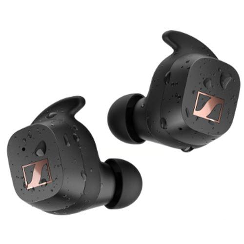 Sennheiser Wireless In-Ear Headphones with Microphone Sport True Wireless Black IMAGE 1