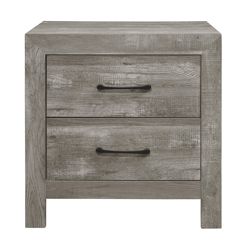 Mazin Furniture Corbin 2-Drawer Nightstand 1534GY-4 IMAGE 1