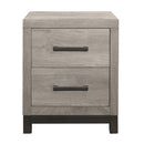 Mazin Furniture Zephyr 2-Drawer Nightstand 1577-4 IMAGE 1