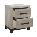 Mazin Furniture Zephyr 2-Drawer Nightstand 1577-4 IMAGE 3