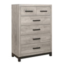 Mazin Furniture Zephyr 6-Drawer Chest 1577-9 IMAGE 2
