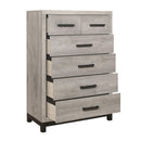 Mazin Furniture Zephyr 6-Drawer Chest 1577-9 IMAGE 3