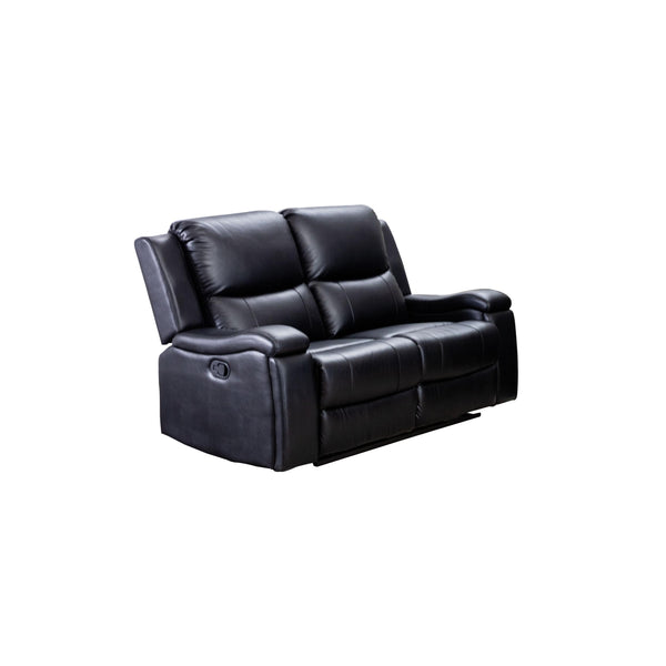 Mazin Furniture Maddox Reclining Leather Match Loveseat 99917BLK-2 IMAGE 1