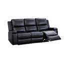 Mazin Furniture Maddox Power Reclining Leather Match Sofa 99917BLK-3 IMAGE 2