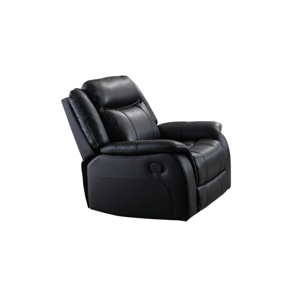 Mazin Furniture Paxton Rocker Leather Look Recliner 99926BLK-1RR IMAGE 1