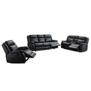  Mazin Furniture Paxton 99926BLK-2C Reclining Loveseat with Center Console IMAGE 4