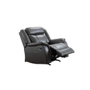 Mazin Furniture Paxton Rocker Leather Look Recliner 99926GRY-1RR IMAGE 2