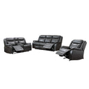  Mazin Furniture Paxton 99926GRY-3 Reclining Sofa IMAGE 4