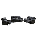 Mazin Furniture Emerson Rocker Leather Recliner 99927BLK-1RR IMAGE 4