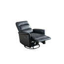  Mazin Furniture Albert Glider Leather Recliner 99930GRY-1G IMAGE 3