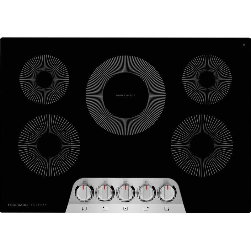 Frigidaire Gallery 30-inch Built-in Electric Cooktop GCCE3070AS IMAGE 1