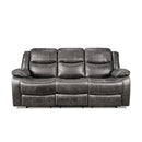 Mazin Furniture Everett Reclining Fabric Sofa 99849GRY-3 IMAGE 1