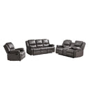Mazin Furniture Everett Reclining Fabric Sofa 99849GRY-3 IMAGE 5