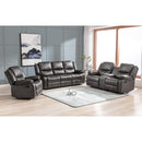 Mazin Furniture Everett Reclining Fabric Sofa 99849GRY-3 IMAGE 7