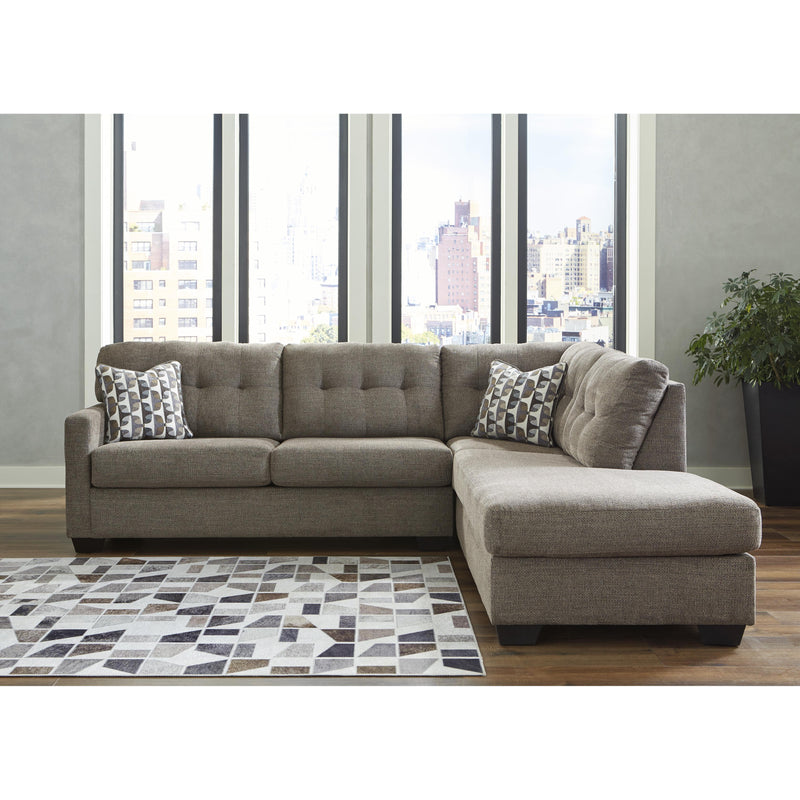 Signature Design by Ashley Mahoney Fabric 2 pc Sectional 3100566/3100517 IMAGE 3