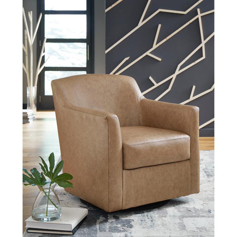 Signature Design by Ashley Bradney Swivel Leather Match Accent Chair A3000323 IMAGE 5