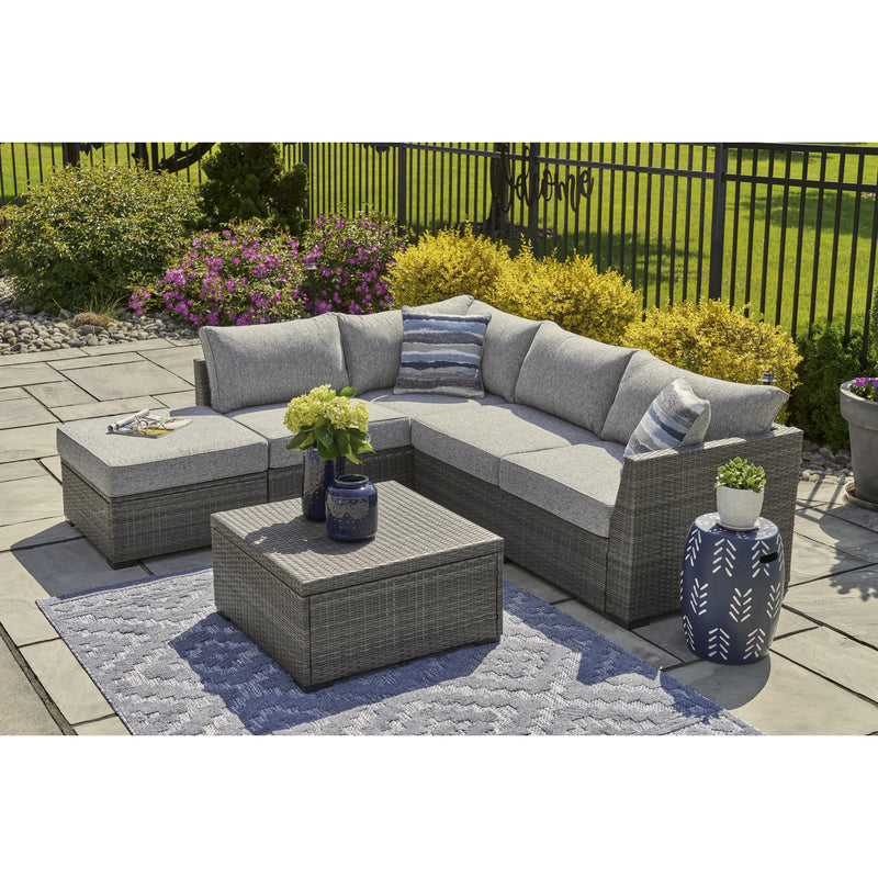 Signature Design by Ashley Petal Road P297-070 Loveseat Sectional/Ottoman/Table Set IMAGE 8