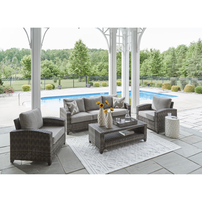 Signature Design by Ashley Oasis Court P335-081 Sofa/Chairs/Table Set IMAGE 8