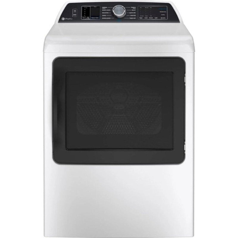 GE Profile 7.3 Cu. Ft. Electric Dryer with Sanitize Cycle PTD70EBMTWS IMAGE 1