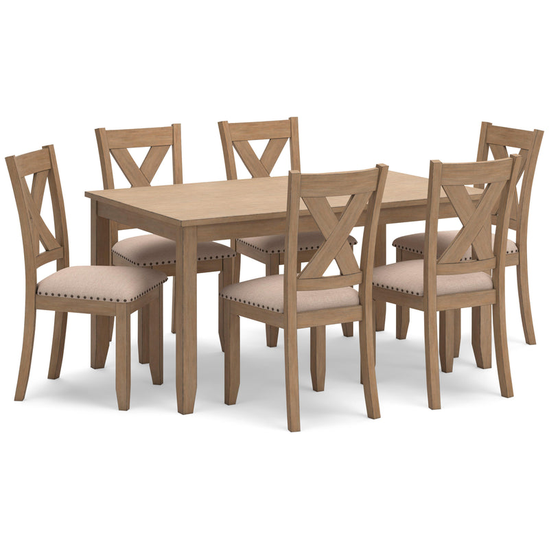 Signature Design by Ashley Sanbriar 7 pc Dinette D393-425 IMAGE 1