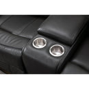  Mazin Furniture McLeod 99846GRY-2C Reclining Loveseat with Center Console IMAGE 3