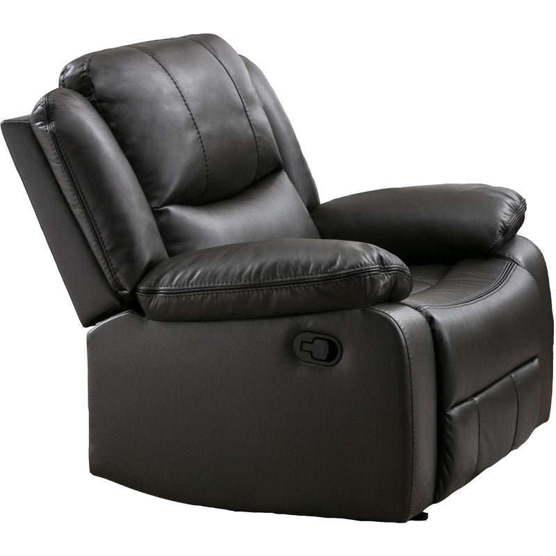 Mazin Furniture McLeod Rocker Bonded Leather Recliner 99846GRY-1RR IMAGE 1